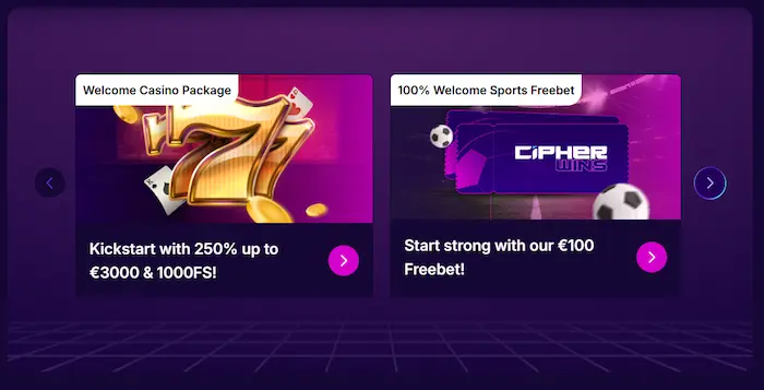 CipherWins Casino bonus